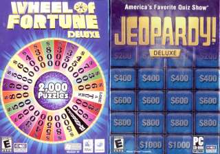 products for 1!! Wheel of Fortune Deluxe and Jeopardy Deluxe both 