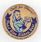 Pabst Blue Ribbon Whatll You Have? Beer Coasters