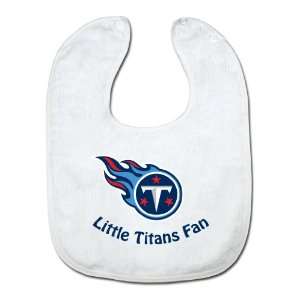  NFL Tennessee Titans White Snap Bib with Team Logo: Sports 