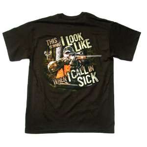  Buck Wear Call in Sick Mens T shirt xxl [Apparel 