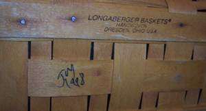 Longaberger 1998 Holiday Hostess WINTER WISHES Basket  