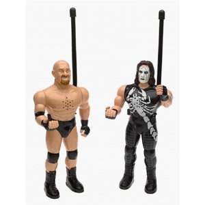 WCW Wrestling Walkie Talkies Goldberg and Sting: Toys 