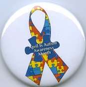 B231   April Is Autism Awareness Month Pin  