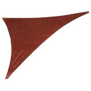  Coolaroo Custom Triangle Shade Sail, Ochre, 18 by 18 by 25 