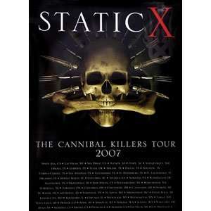  Static X   Posters   Limited Concert Promo: Home & Kitchen