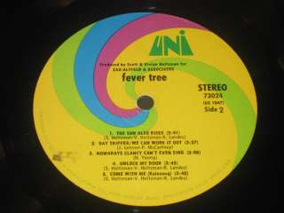 Fever Tree Self Titled LP Uni 73024 Lyric Inner Sleeve  