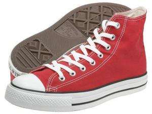 Converse Chuck Taylor Hi Red All Size Women Shoes  
