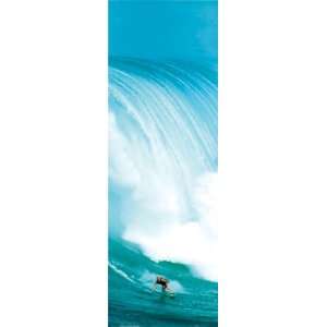  Wave Rider Surfer Surfing Huge Curl 21X62 Poster