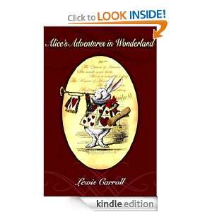 ALICES ADVENTURES IN WONDERLAND Lewis Carroll  Kindle 