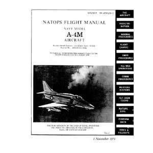   Donnell Douglas A 4 M Aircraft Flight Manual McDonnell Douglas Books