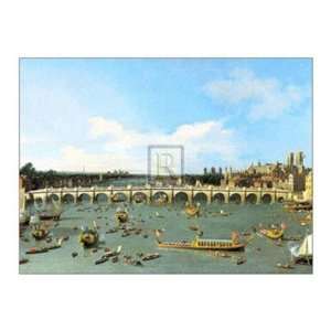  Westminster Bridge London by Giovanni Antonio Canaletto 