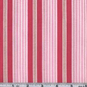   Stripe Pink Fabric By The Yard joel_dewberry Arts, Crafts & Sewing