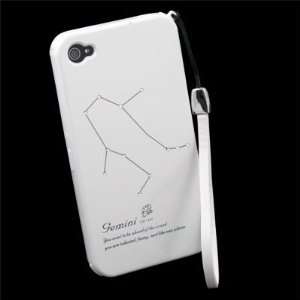  Crystals Constellations Shell Case For iPhone4 Gemini 