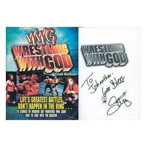  Ted DiBiase Wrestling With God Signed Book Sports 