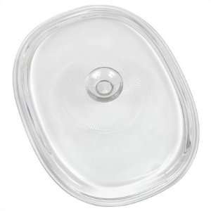  French White 2.5 Quart Oval Glass Cover [Set of 3 