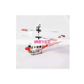 GYRO 3Ch LED Light Infrared Mini rc Helicopter U806 Red  