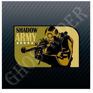  Shadow Army Shooting Game Army Force Military Game Sticker 