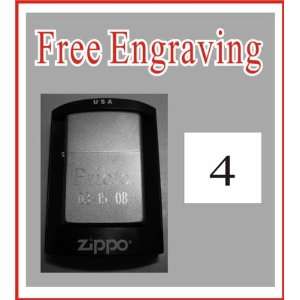  4 PCS Personalized Stain Zippo Lighter Wedding Groomsmen 