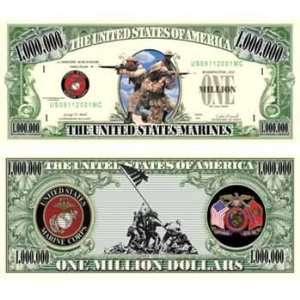  Us Marines Million $ Bills Case Pack 100 Toys & Games