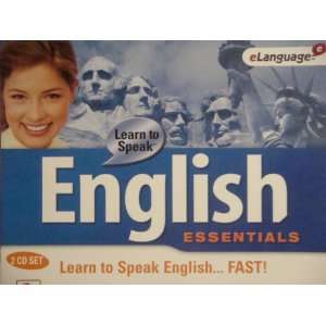  PC CD Rom Software: Learn To Speak English Essentials Fast 