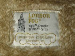 Vintage 70s London Fog Fur Shearling Hooded Coat Jacket Mountain Parka 