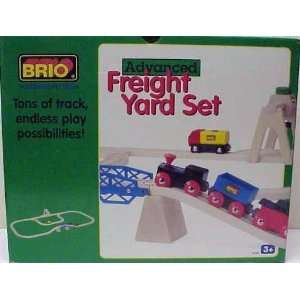    Brio Advanced Freight Yard Wooden Railway Set Toys & Games