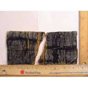  (2) Picasso Marble Stone Rough Slab Cabochon Lapidary 