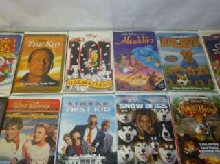 Lot Of 35 Vintage VHS Disney Kid Movies WholeSale  