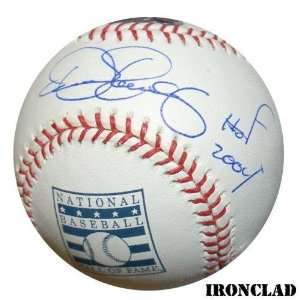  Dennis Eckersley Signed Baseball   HOF Logo w HOF 2004 