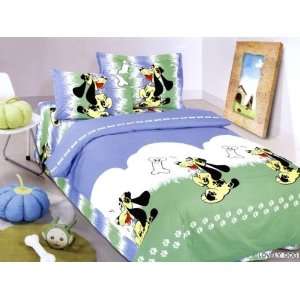 AR250T Arya Twin  4 Pieces Duvet Cover Bedding Set  Lovely Dog:  