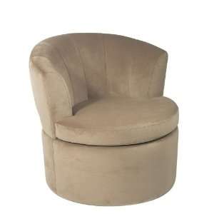   Chair with Removable Seat Cushion in Coffee Velvet