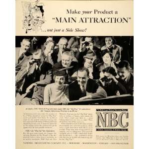   National Broadcasting Advertising   Original Print Ad