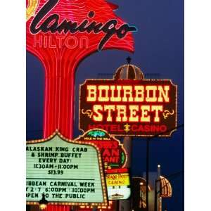  Neon Signs on the Strip, Las Vegas, U.S.A. Stretched 