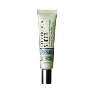  Clinique CITY BLOCK SHEER oil free daily face protector 