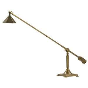  Arteriors Elden Antique Brass Adjustable Desk Lamp: Home 