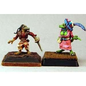  Valiant Miniatures Scrote and Mulva, Kobold Pirate and 