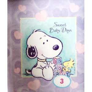    Snoopy Sweet Babys First 3 Years Journal/photo Album Baby