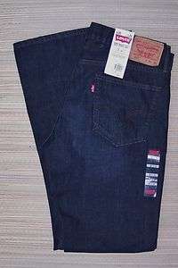   527 MENS LOW RISE BOOTCUT STRAIGHT WASHED BLACK DENIM JEANS LIST $54