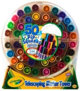 Crayola Telescoping Pip Squeaks Washable Marker Tower  