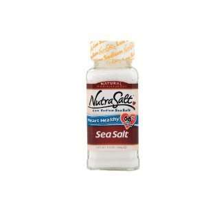 NutraSalt Low Sodium Sea Salt, 5.5 Ounce Containers (Pack of 3 