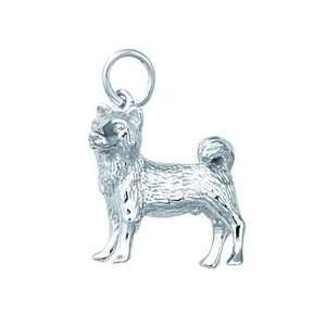  Sterling Silver Akita Dog Charm: Arts, Crafts & Sewing