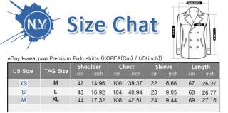 Korea_pop slim fit mens polo shirts wappen collar casual shirts short 