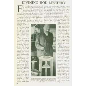   Solving Mystery of Divining Rod E K Muller Zurich 
