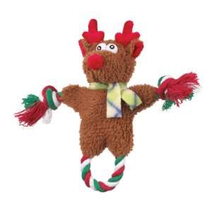  Zanies Soft Christmas Holiday Honey Reindeer Berber & Rope 