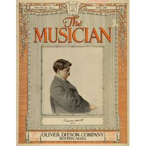  1915 Cover Musician Romantic Composer Edward MacDowell 