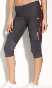   Tech CAPRI Tights Pant Workout Running Tennis Anthracite 425026  