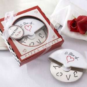    A Slice of Love Stainless Steel Pizza Cutter