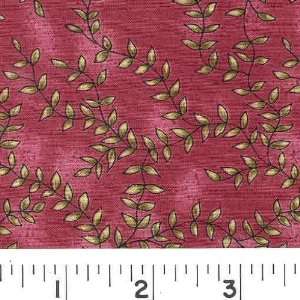  45 Wide SEA OF VINES   RUBY Fabric By The Yard: Arts 
