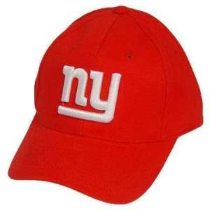  NFL NEW YORK GIANTS RED REEBOK COTTON VELCRO HAT CAP 