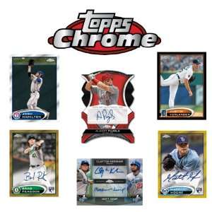 MLB 2012 Topps Chrome Baseball Retail (16 Packs):  Sports 
